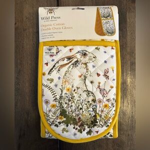 Organic cotton double oven gloves